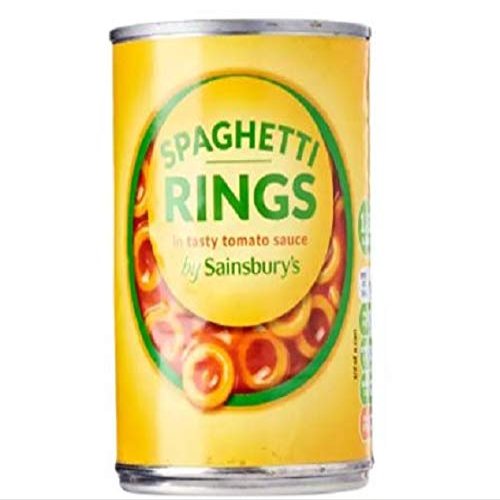 Sainsbury's Spaghetti Rings In Tomato Sauce 400g - Spaghetti Rings in Tomato Sauce. in tasty tomato sauce
