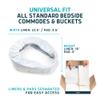 Lunderg Bedpan Liners with Super Absorbent Pads - Value Pack 60 Count - Medical Grade & Universal Fit - Bed Pans for Females, Elderly Men and Women - Make Life so Much Easier view 4