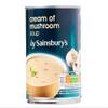 Sainsbury's Cream of Mushroom Soup 400g - Only natural colours and flavours. Suitable for vegetarians. view 1