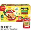 Mott's Cinnamon Applesauce, 3.2 oz clear pouches, 20 pack view 3