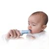 Brilliant Wipe N Brush by Baby Buddy, Silicone Toothbrush, Cleaner for Infants 4-16 Months Old, Use with Dental Wipe, Infant Oral Cleaning Products, Baby Registry Must Haves, Blue-Clear, 2 Brushes view 3