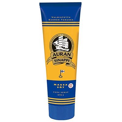 AURAN ISO Mustard sweet makea blue 275g FINLAND (Set of nine)