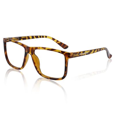 AEZUNI Large Reading Glasses Men Oversized Retro Square Readers 1.00 1.25 1.50 1.75 2.00 2.25 2.50 2.75 3.00 3.50 4.00 5.00 6.00 (Yellow 350)