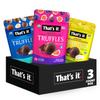That's it. Organic Dark Chocolate Truffles Variety Pack. 100% Plant-Based, Vegan, Gluten-Free, All Natural (3 Pack) view 1