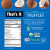 That's it. Organic Dark Chocolate Truffles Variety Pack. 100% Plant-Based, Vegan, Gluten-Free, All Natural (3 Pack) view 2