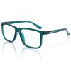 AEZUNI Large Reading Glasses Men 1.75 Oversized Retro Square Readers 100 125 150 175 200 225 250 275 300 350 400 500 600 (Blue Green) view 1