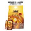 King Coffee Instant Cafe Sua Vietnamese Coffee Bag of 50 sachets x 24g include Sugar, Non-dairy creamer & Coffee Mix Authentic Vietnamese Coffee, Pack of 2 view 2