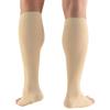 Truform 20-30 mmHg Compression Microfiber Stockings for Men and Women, Knee High Length, Open Toe, Beige, 2X-Large view 2