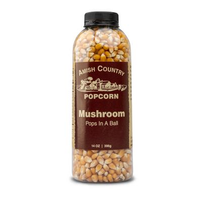 Amish Country Popcorn | 14 oz Bottle | Mushroom Popcorn Kernels | Old Fashioned, Non-GMO and Gluten Free (14 oz Bottle)