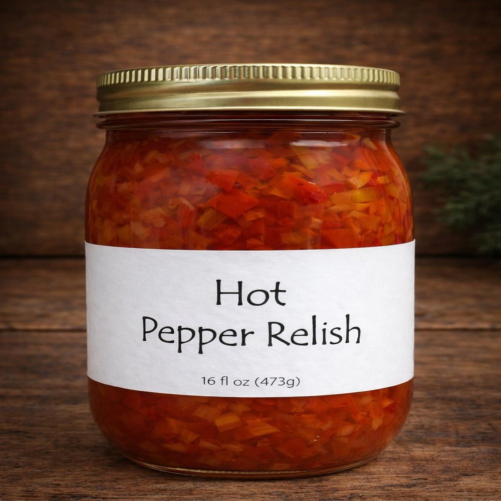 Amish Home-made Relishes (Hot Pepper)