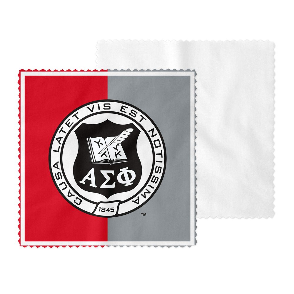 Alpha Sigma Phi Eyeglass Cleaner & Microfiber Cleaning Cloth (Alpha Sigma Phi - 1)