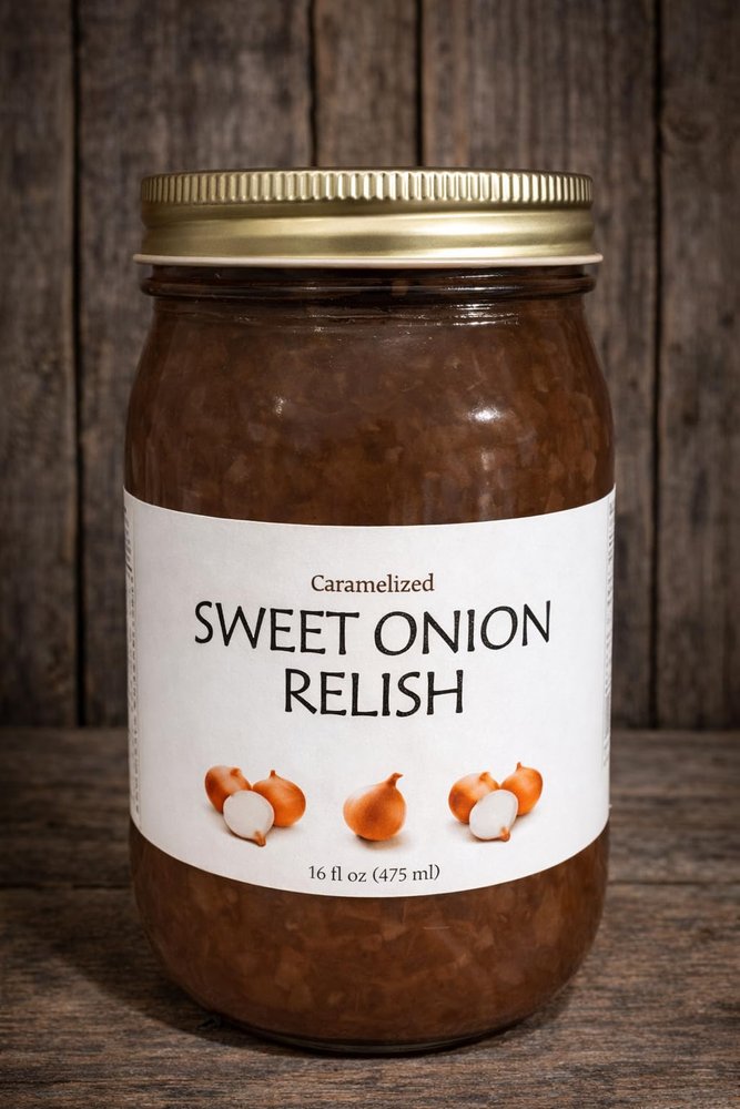 Amish Home-made Relishes (Caramelized Sweet Onion)