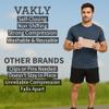 Vakly Elastic Bandage Wrap Rolls 6" x 5 Yards [Pack of 10]  Self-Closure Compression Bandages for Knee, Ankle & Wrist  Latex-Free Premium Medical Wrap for Injury, First Aid & Athletic Joint Support view 4