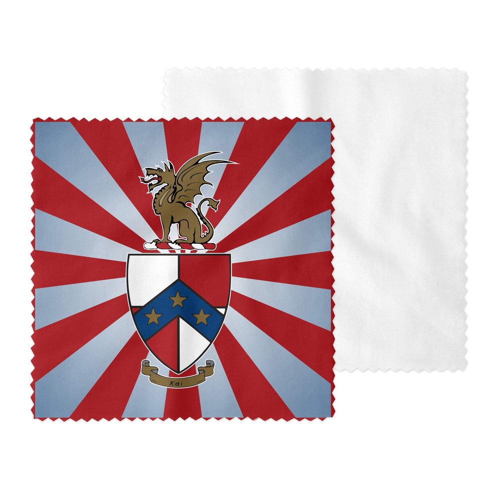 Beta Theta Pi Eyeglass Cleaner & Microfiber Cleaning Cloth (Beta Theta Pi - 2)