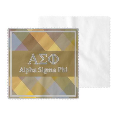 Alpha Sigma Phi Eyeglass Cleaner & Microfiber Cleaning Cloth (Alpha Sigma Phi - 4)