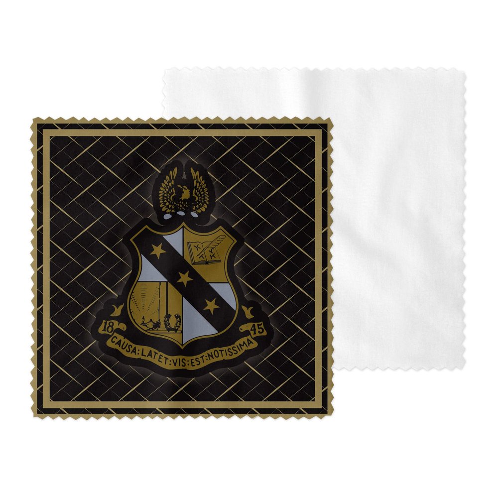 Alpha Sigma Phi Eyeglass Cleaner & Microfiber Cleaning Cloth (Alpha Sigma Phi - 7)