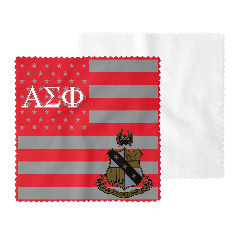 Alpha Sigma Phi Eyeglass Cleaner & Microfiber Cleaning Cloth (Alpha Sigma Phi - 2)
