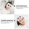 Eye Cover Animal Sleep Cute Novelty Cartoon Animal Owl Sleeping Plush Light Blocking Eye Shade Cover Blindfold with Elastic Strap for Adult Night Sleeping Pink Women Men Eye Cover view 3