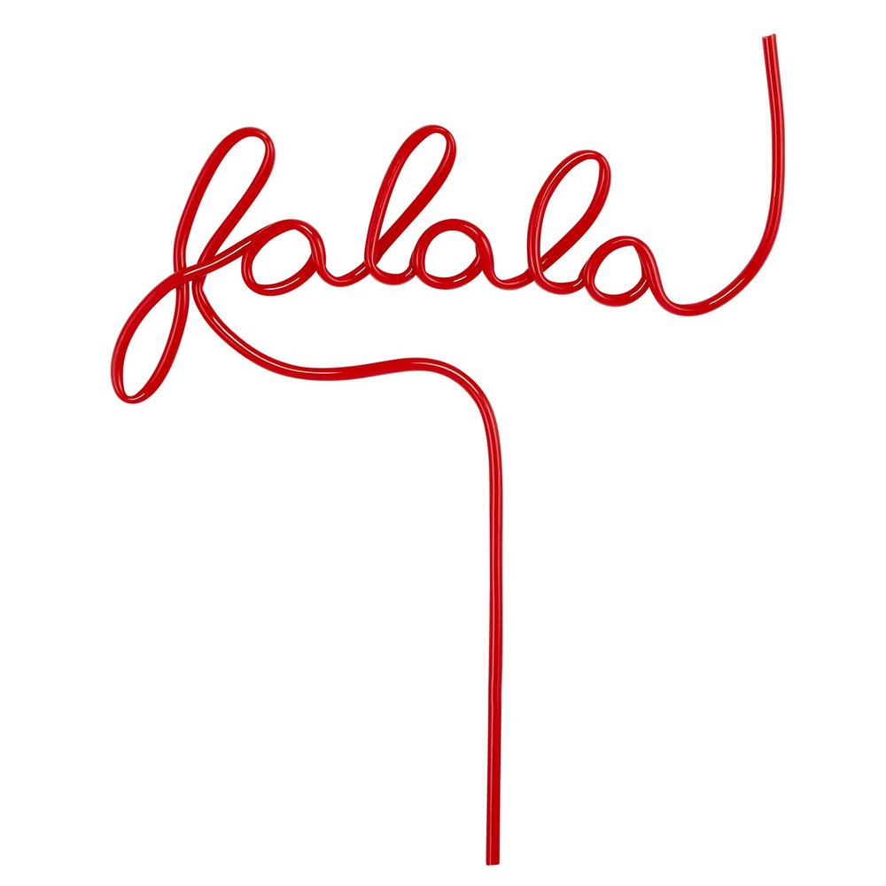 Santa Barbara Design Studio Sippin' Pretty Holiday Word Straw, 7.5 x 11-Inch, Falala