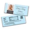 12ct Baptism Candy Favors Personalized Chocolate Bars (12 Pack) - Sky Blue view 2
