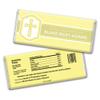 12ct Baptism Candy Favors Personalized Chocolate Bars (12 Pack) - Yellow Baptism view 1