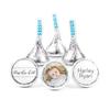 100ct Personalized Baptism Candy Kisses Favors - Candy Included - No Assembly Required - Add Your Photo view 1