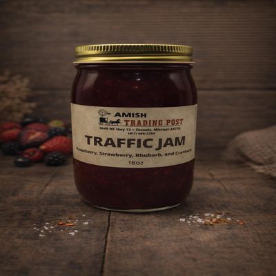 Amish Traffic Jam (Cherries, Rhubarb, Strawberries)