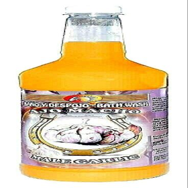 3 Bottles Extra Large Male Garlic Bath AJO Macho BANO Y RIEGO 32 OZ. - Spiritual Magick Pagan Wicca