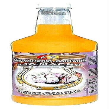 3 Bottles Extra Large Male Garlic Bath AJO Macho BANO Y RIEGO 32 OZ. - Spiritual Magick Pagan Wicca