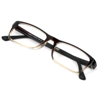 VisionGlobal Blue Light Blocking Glasses for Women/Men, Anti Eyestrain, Computer Reading, TV Glasses, Stylish Square Frame, Anti Glare (Brown, 3.75 Magnification)