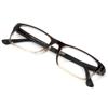 VisionGlobal Blue Light Blocking Glasses for Women/Men, Anti Eyestrain, Computer Reading, TV Glasses, Stylish Square Frame, Anti Glare (Brown, 2.75 Magnification) view 1