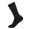 AWS/American Made Diabetic Crew Socks for Men Seamless Loose Fit Socks with Non Binding Top (Black, 3 Pairs, Socks Size 13-15) view 4