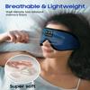 LC-dolida Sleeping Headphones Eye Mask, Sleep Mask with Bluetooth Headphones 3D Eye Mask Wireless Music Cotton Sleep Cover for Side Sleepers Nap Insomnia Air Travel Meditation Gifts for Unisex view 4