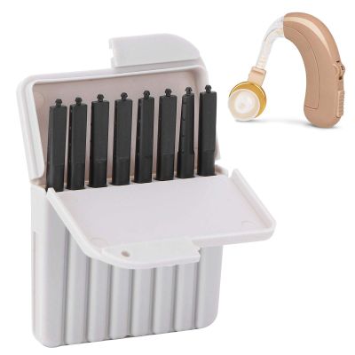 Agatige 8PCS/Box 1.2mm Hearing Aid Wax Guards, Wax Filters for Phonak, Resound, Easy to Install, Lightweight