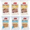 Just Grown Kosher chocolate covered rice cakes (Mix 3 Dark and 3 Milk, 6 pack) view 1