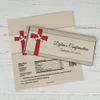 25ct Confirmation Favors Personalized Wrappers for Chocolate Bars (25 Pack) - Dove and Cross view 1