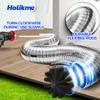 Holikme 50Feet Dryer Vent Cleaner Kit - Flexible Lint Brush with Drill Attachment, Extends up to 50Feet for Fireplace Chimney & Dryer Vent Cleaning,Use with or Without a Power Drill view 2