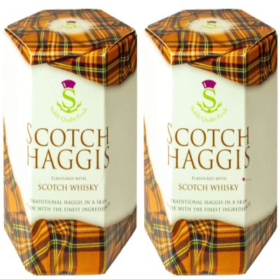 2 Pack Haggis Scotch Whisky Flavoured - Canned Haggis Food Scottish Gifts Scotland Made