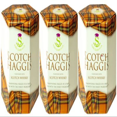 3 Pack Scottish Haggis in a Can Scotch Whisky Flavoured - Canned Haggis Food Scottish Gifts Scotland's National Dish