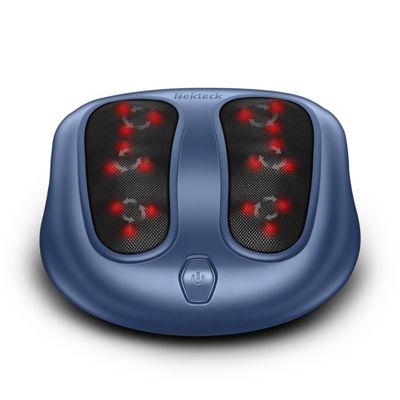 Nekteck Foot Massager with Heat, Shiatsu Foot Massager for Neuropathy, Plantar Fasciitis, Electric Heated Foot Massage Machine for Pain Relief and Circulation, Gifts for Man Woman Her Him Birthday