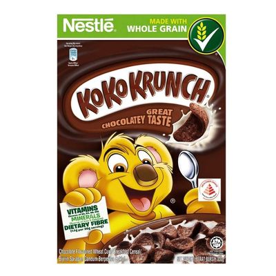 1 Box Koko Krunch Wheat Curls Breakfast Cereal - Malaysia Version (330g)