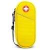SITHON EpiPen Medical Carrying Case Insulated, Travel Medication Organizer Bag Emergency Medical Pouch Holds 2 EpiPens, Asthma Inhaler, Anti-Histamine, Auvi-Q, Allergy Medicine Essentials, Yellow view 1