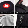 SITHON EpiPen Medical Carrying Case Insulated, Travel Medication Organizer Bag Emergency Medical Pouch Holds 2 EpiPens, Asthma Inhaler, Anti-Histamine, Auvi-Q, Allergy Medicine Essentials, Black view 3