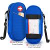 SITHON EpiPen Medical Carrying Case Insulated, Travel Medication Organizer Bag Emergency Medical Pouch Holds 2 EpiPens, Asthma Inhaler, Anti-Histamine, Auvi-Q, Allergy Medicine Essentials, Blue view 4
