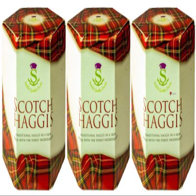 3 Pack Scottish Scotch Haggis in a Can - Canned Haggis Food Scottish Gifts Scotland's National Dish