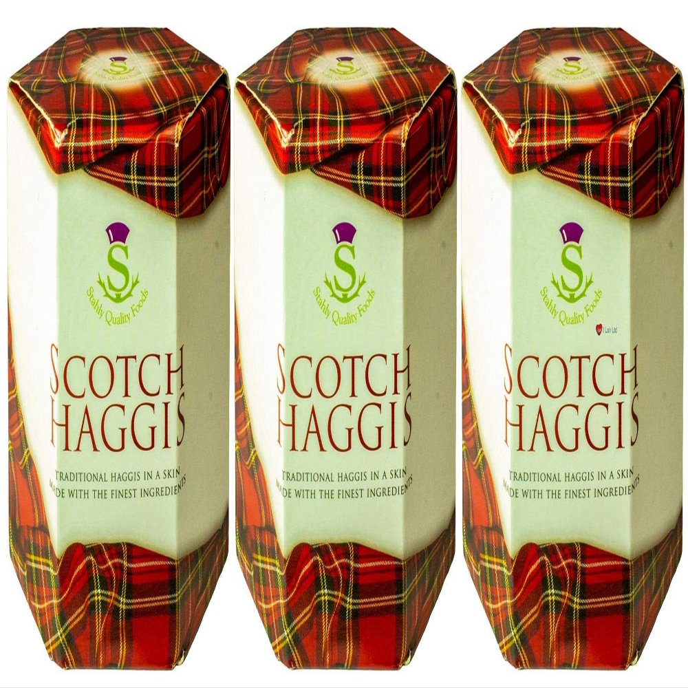 3 Pack Scottish Scotch Haggis in a Can - Canned Haggis Food Scottish Gifts Scotland's National Dish