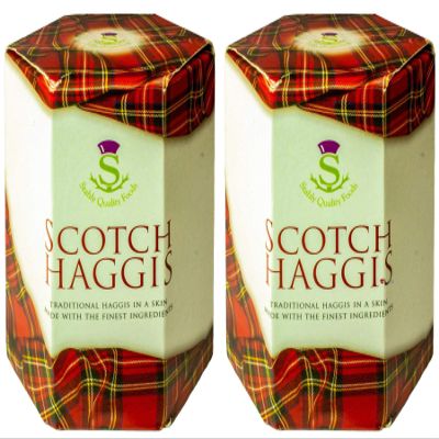 2 Pack Scottish Scotch Haggis in a Can - Canned Haggis Food Scottish Gifts Scotland's National Dish