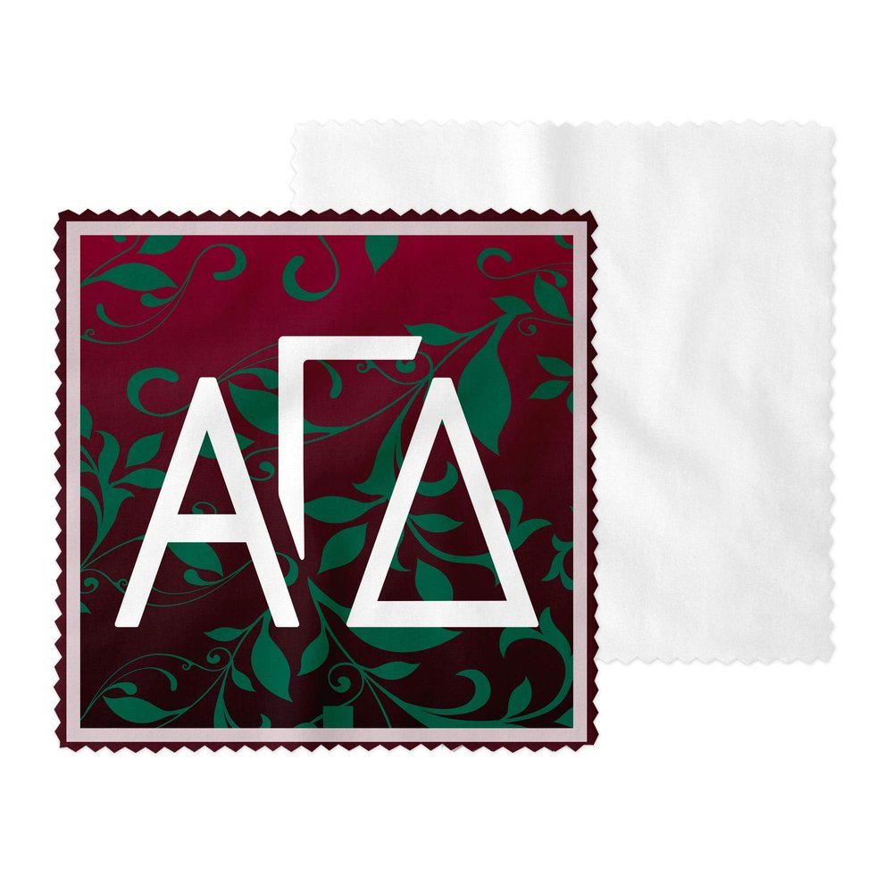 Alpha Gamma Delta Eyeglass Cleaner & Microfiber Cleaning Cloth (Alpha Gamma Delta - 6)