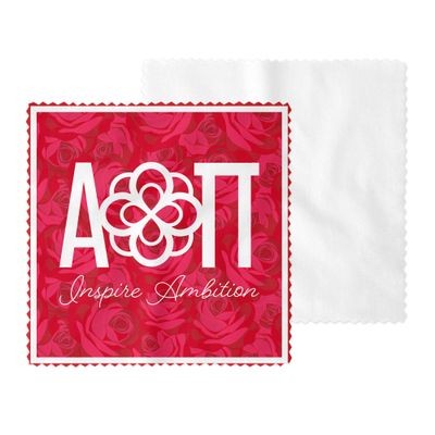 Alpha Omicron Pi Eyeglass Cleaner & Microfiber Cleaning Cloth (Alpha Omicron Pi - 1)