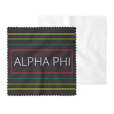 Alpha Phi Eyeglass Cleaner & Microfiber Cleaning Cloth (Alpha Phi - 3)